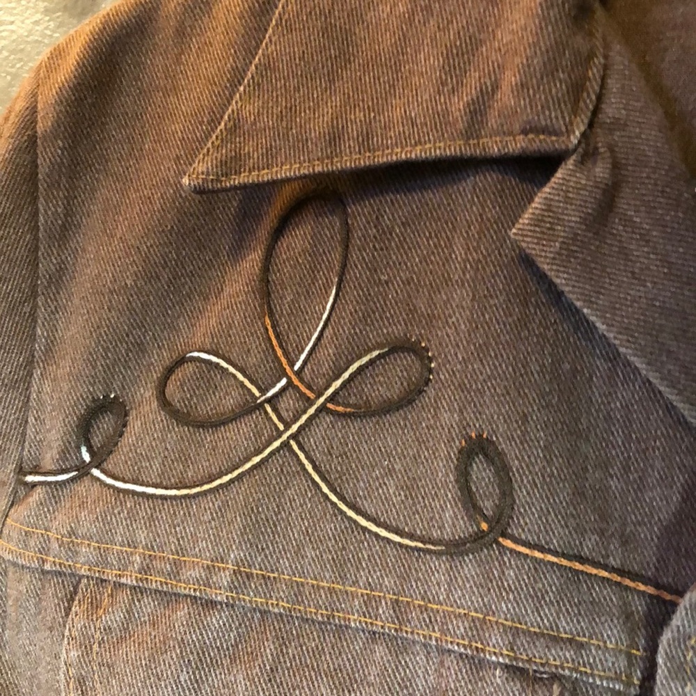 VINTAGE Sears Roebuck embroidered button lightweight jacket
